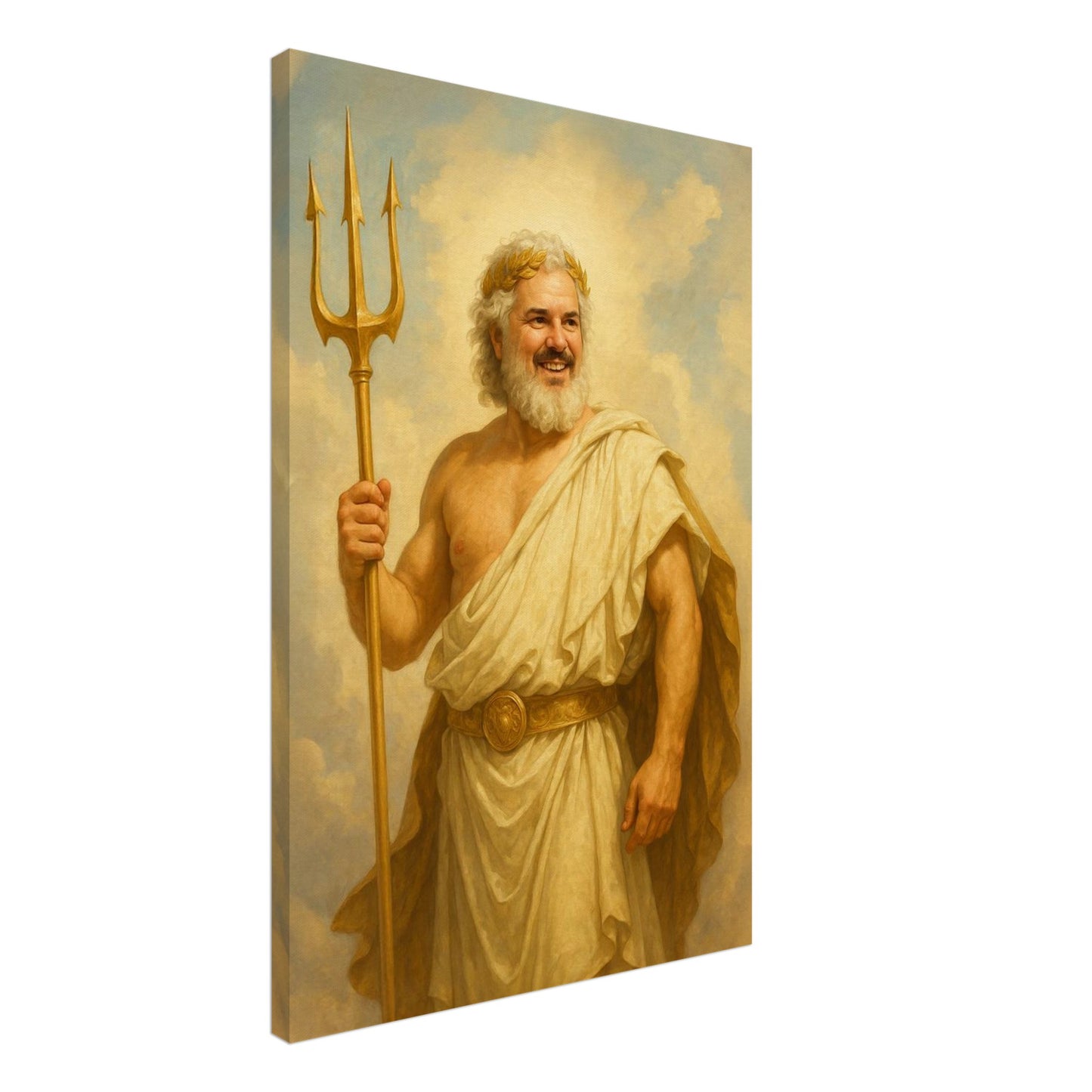 Personalized Royal Man Portrait – Canvas - Masterpiece Print