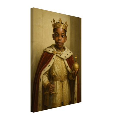 Personalized Royal Man Portrait – Canvas - Masterpiece Print