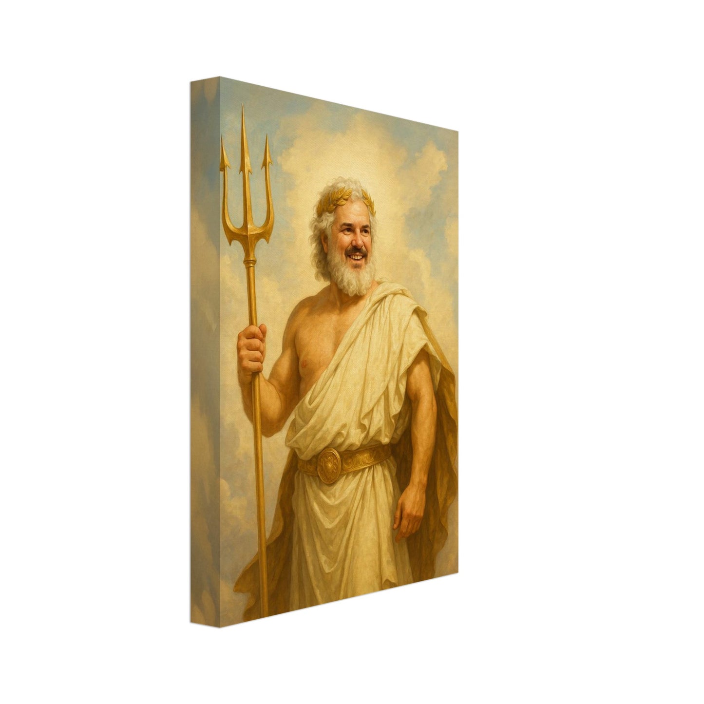Personalized Royal Man Portrait – Canvas - Masterpiece Print