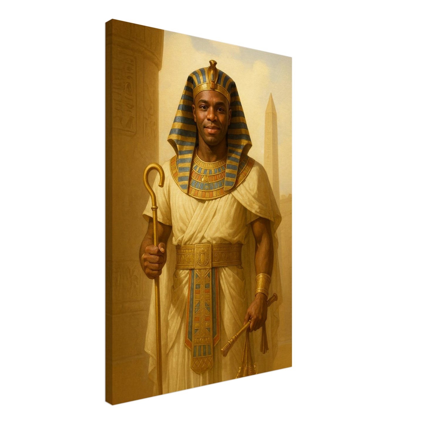 Personalized Royal Man Portrait – Canvas - Masterpiece Print