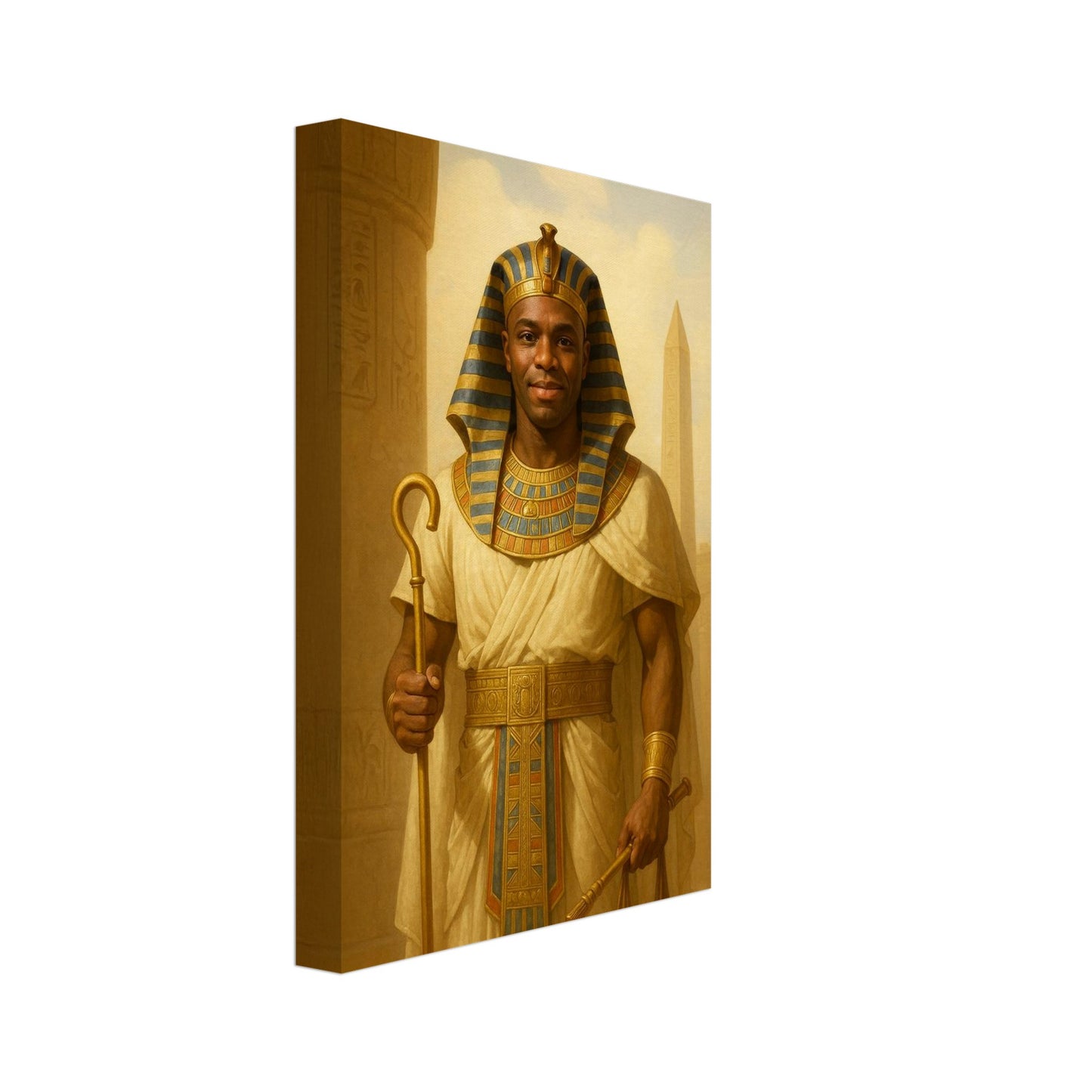 Personalized Royal Man Portrait – Canvas - Masterpiece Print