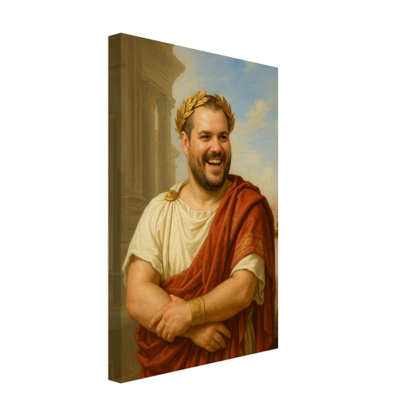 Personalized Royal Man Portrait – Canvas - Masterpiece Print