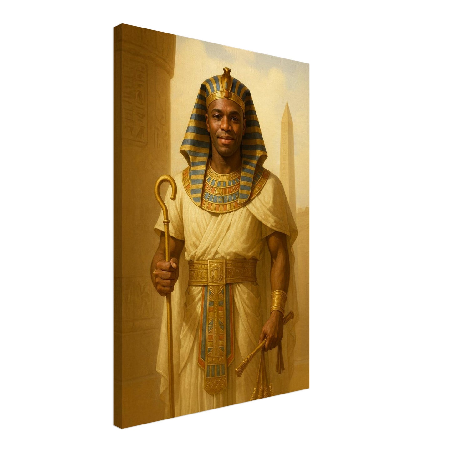Personalized Royal Man Portrait – Canvas - Masterpiece Print