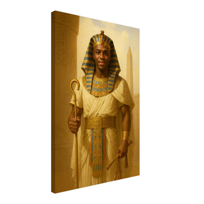 Personalized Royal Man Portrait – Canvas - Masterpiece Print
