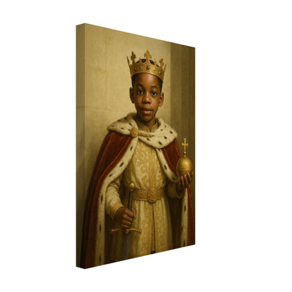 Personalized Royal Man Portrait – Canvas - Masterpiece Print