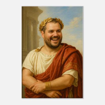 Personalized Royal Man Portrait – Canvas - Masterpiece Print