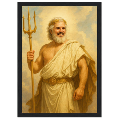 Personalized Royal Man Portrait – Framed Print - Masterpiece Print