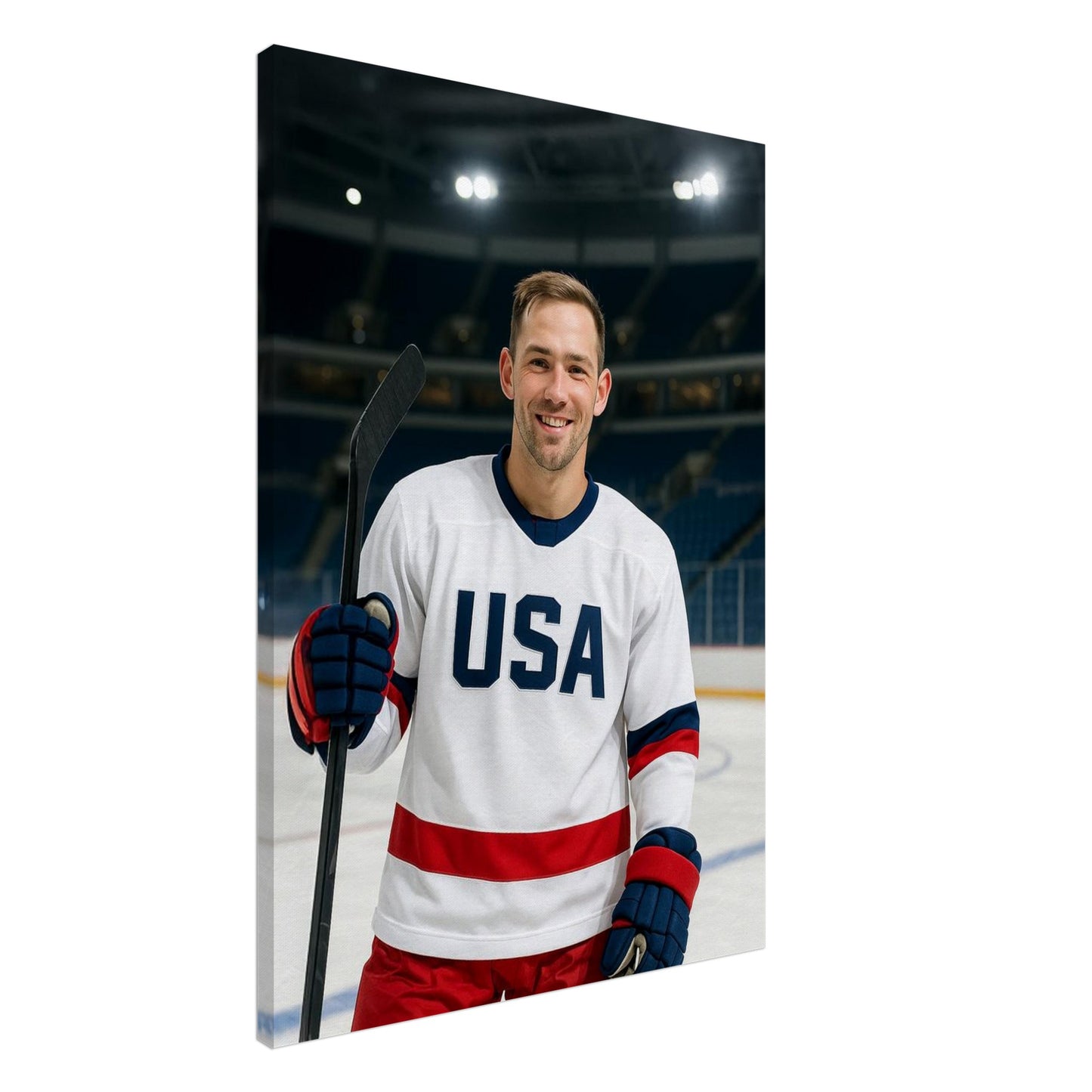 Personalized Sports Portrait – Canvas - Masterpiece Print