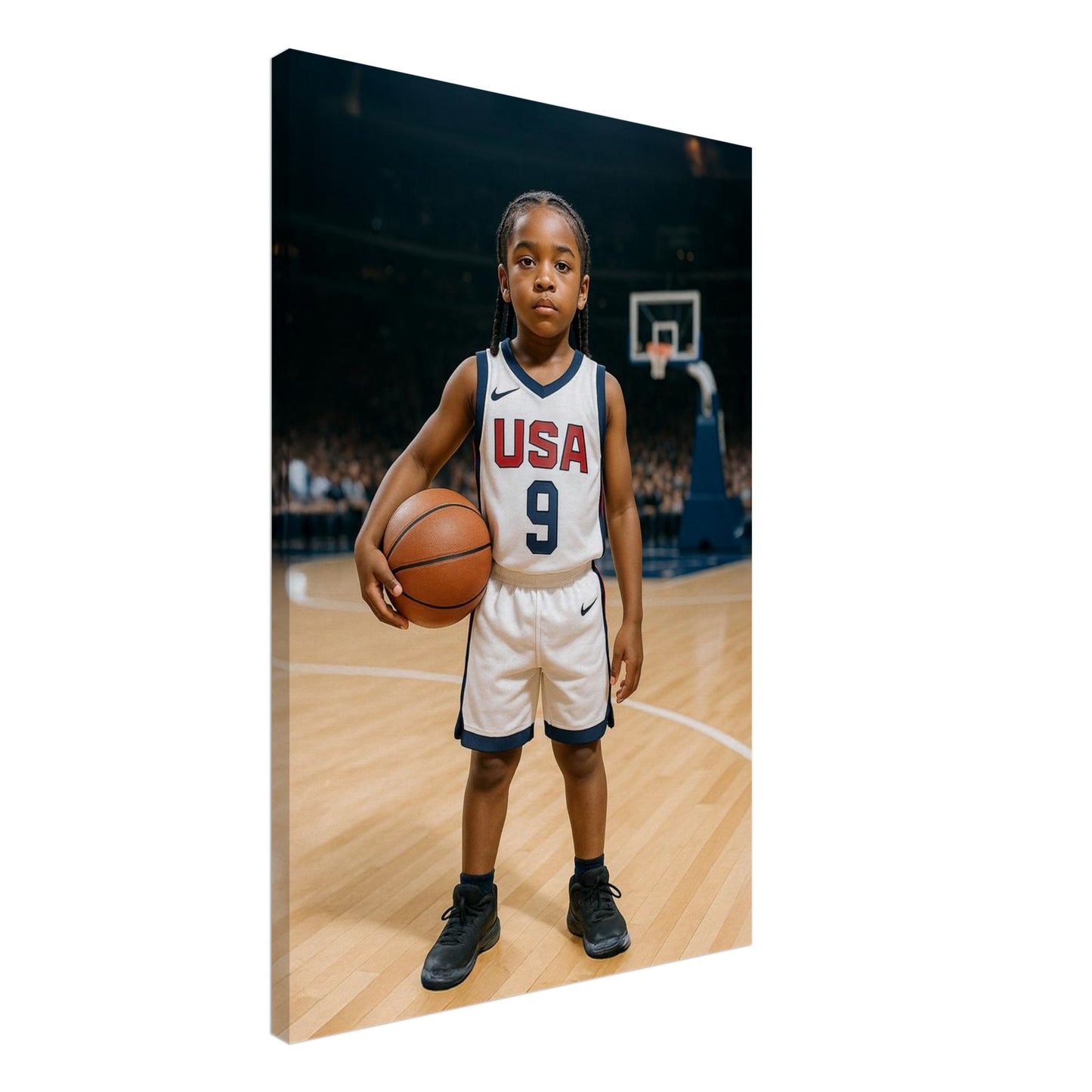 Personalized Sports Portrait – Canvas - Masterpiece Print