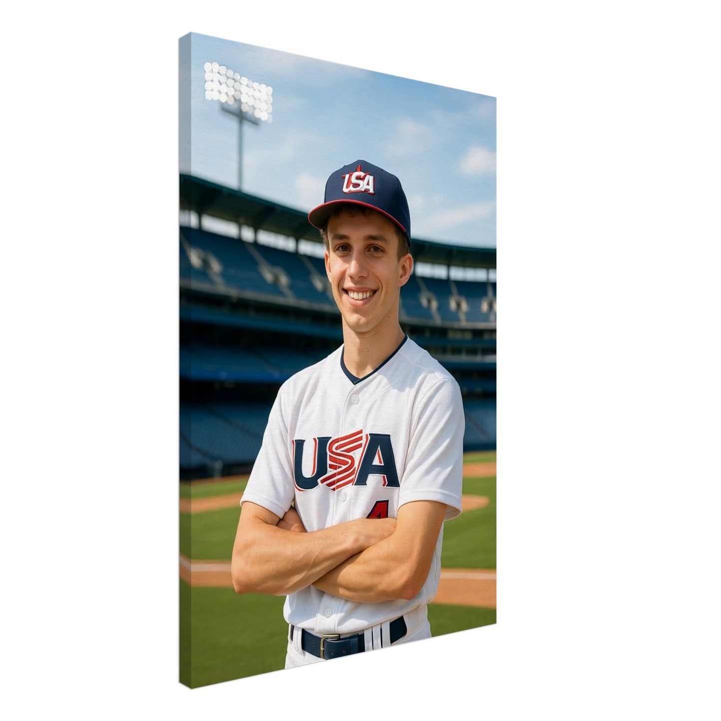 Personalized Sports Portrait – Canvas - Masterpiece Print
