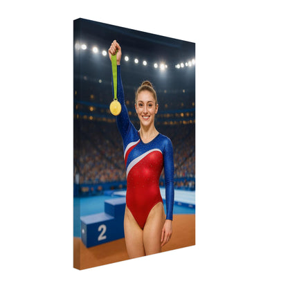 Personalized Sports Portrait – Canvas - Masterpiece Print