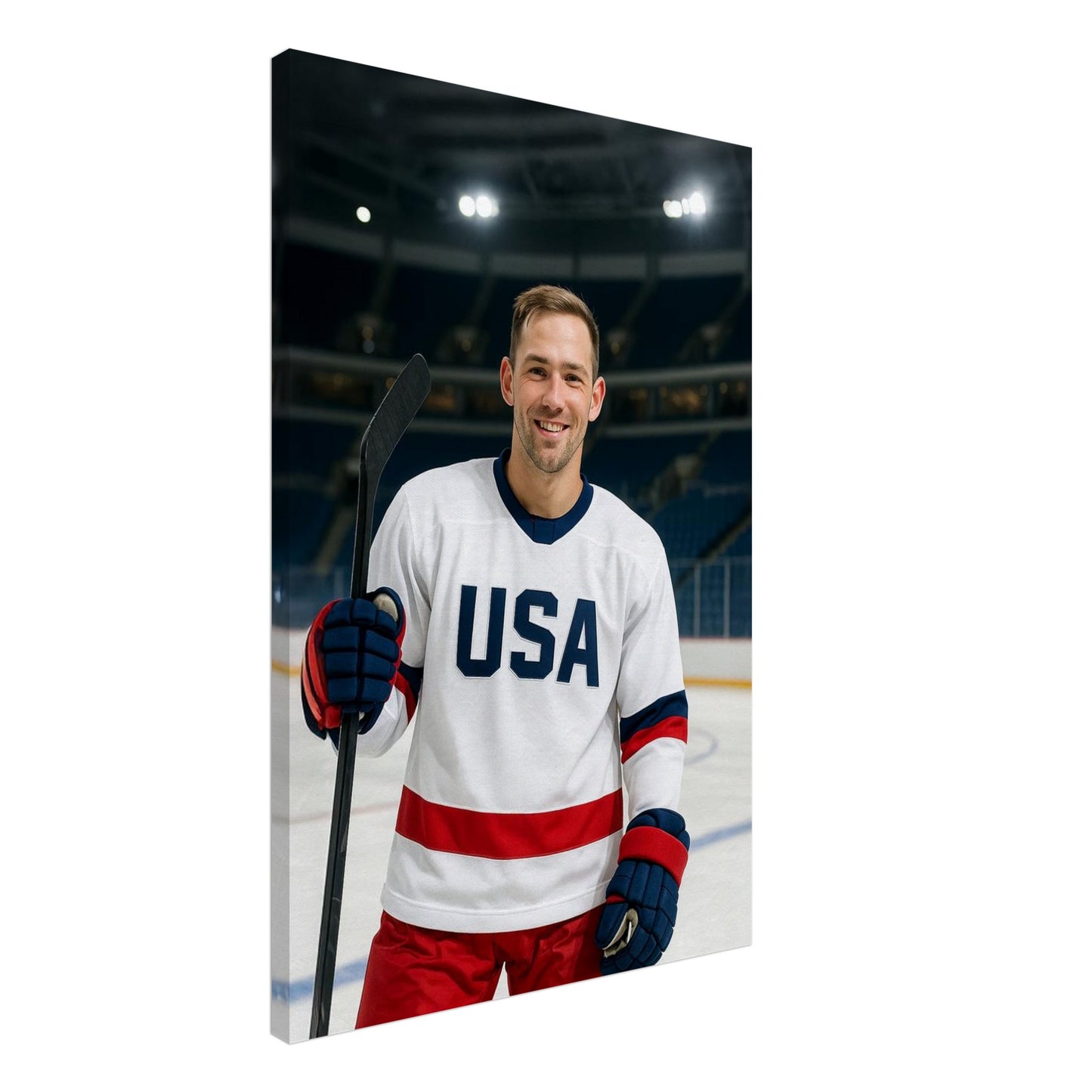 Personalized Sports Portrait – Canvas - Masterpiece Print