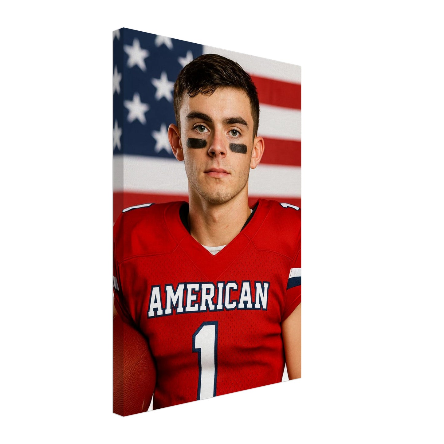 Personalized Sports Portrait – Canvas - Masterpiece Print