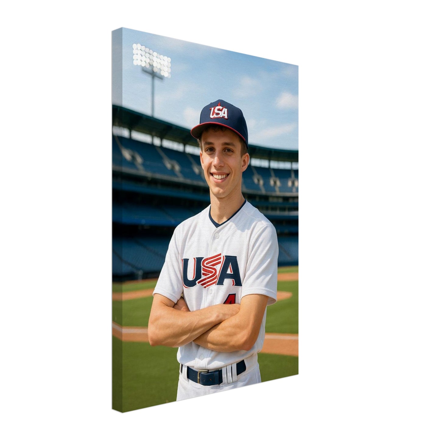 Personalized Sports Portrait – Canvas - Masterpiece Print