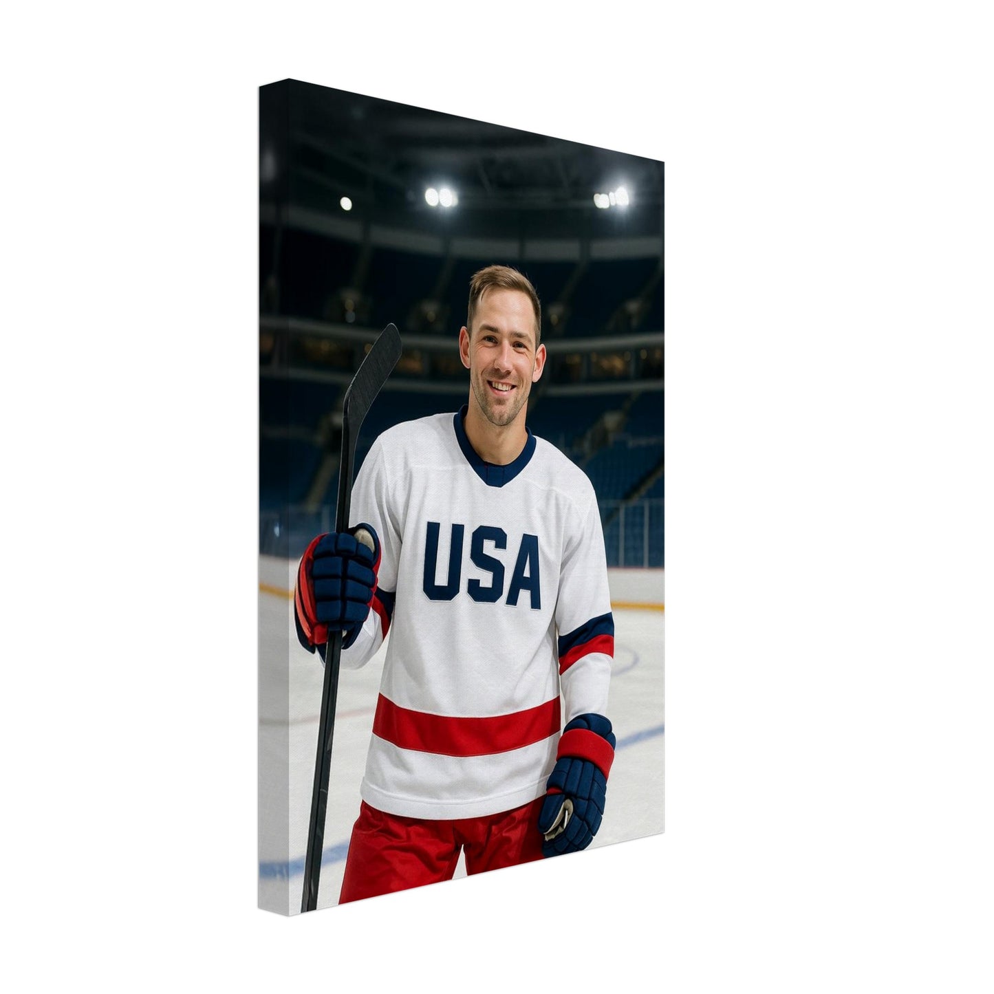 Personalized Sports Portrait – Canvas - Masterpiece Print