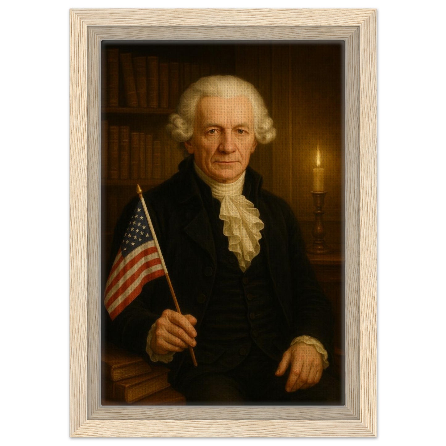 Personalized U.S. President Portrait – Framed Canvas - Masterpiece Print