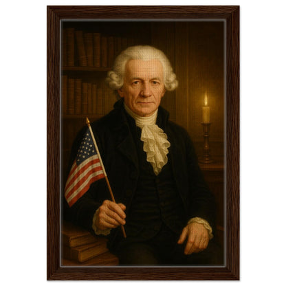 Personalized U.S. President Portrait – Framed Canvas - Masterpiece Print