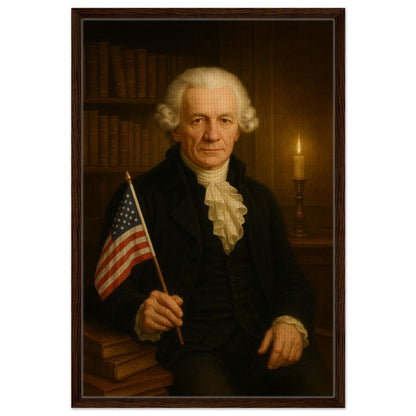 Personalized U.S. President Portrait – Framed Canvas - Masterpiece Print