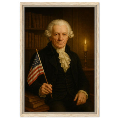 Personalized U.S. President Portrait – Framed Canvas - Masterpiece Print