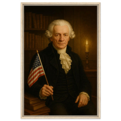 Personalized U.S. President Portrait – Framed Canvas - Masterpiece Print