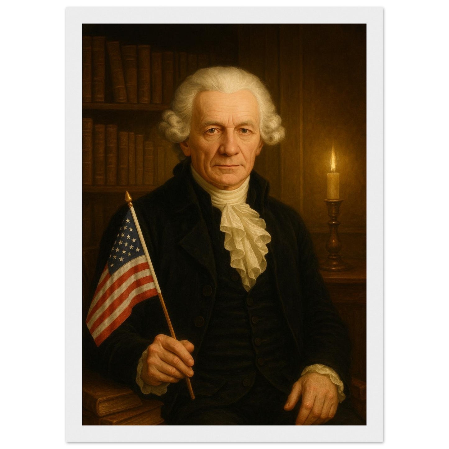 Personalized U.S. President Portrait – Framed Print - Masterpiece Print