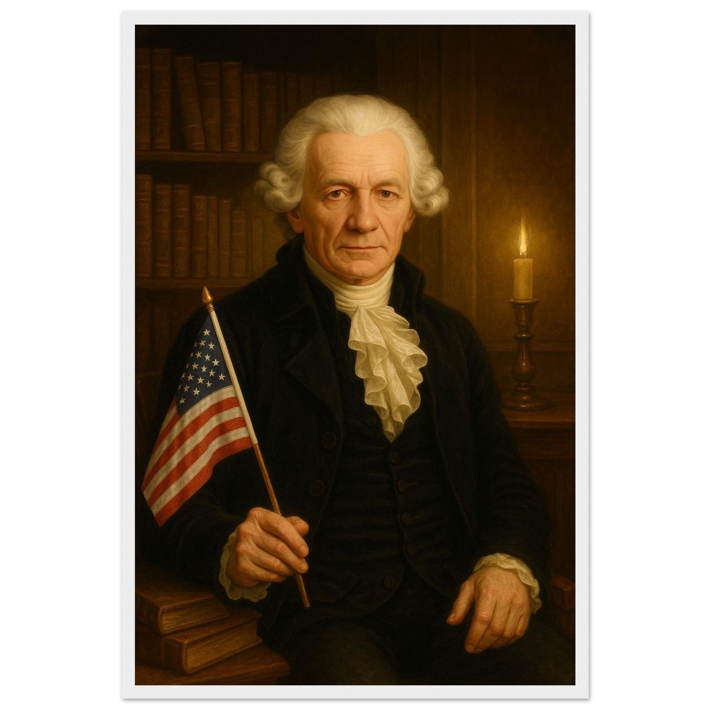Personalized U.S. President Portrait – Framed Print - Masterpiece Print