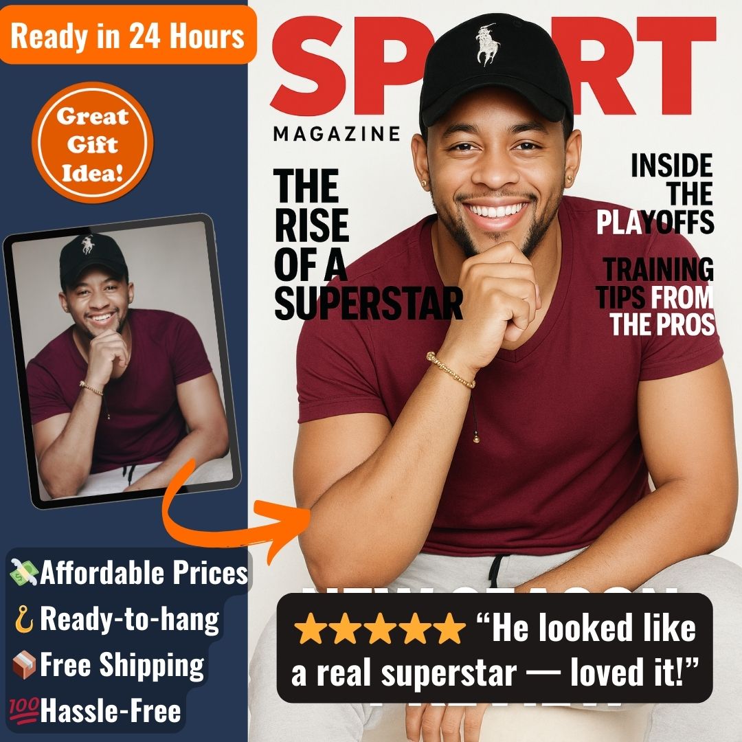 Personalized Magazine Cover – Canvas