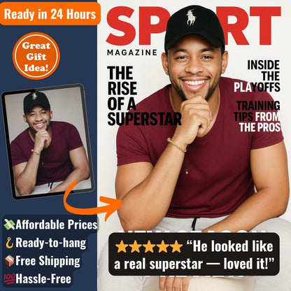 Personalized Magazine Cover – Canvas