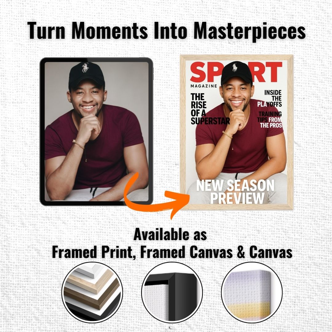 Personalized Magazine Cover – Canvas