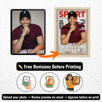 Personalized Magazine Cover – Canvas
