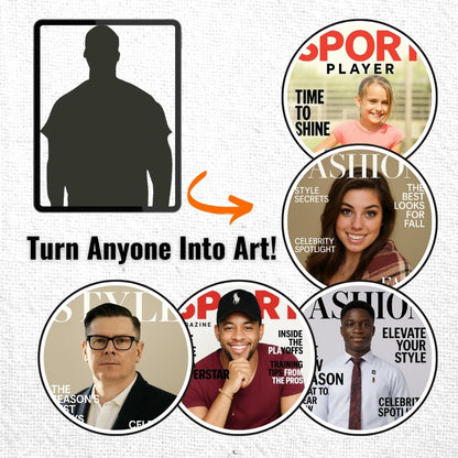 Personalized Magazine Cover – Canvas