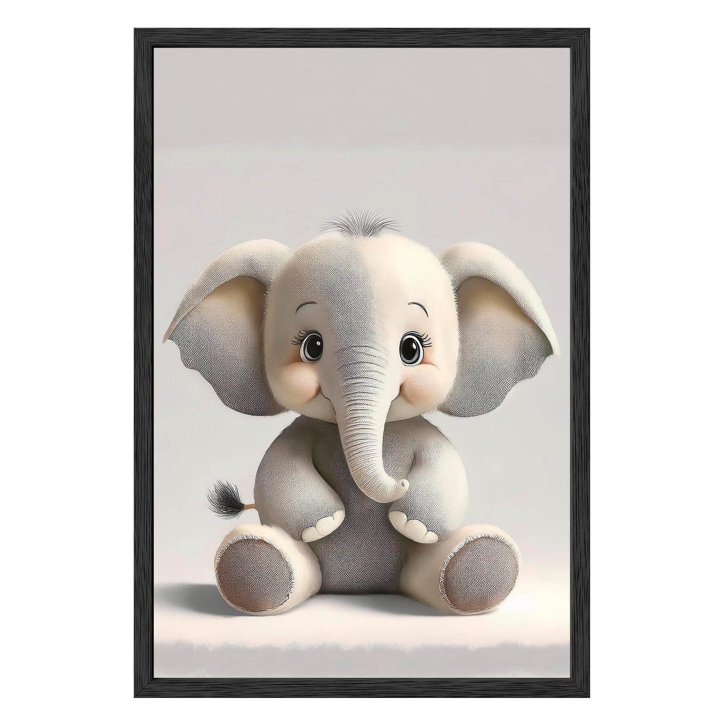 Playful Elephant Framed Print