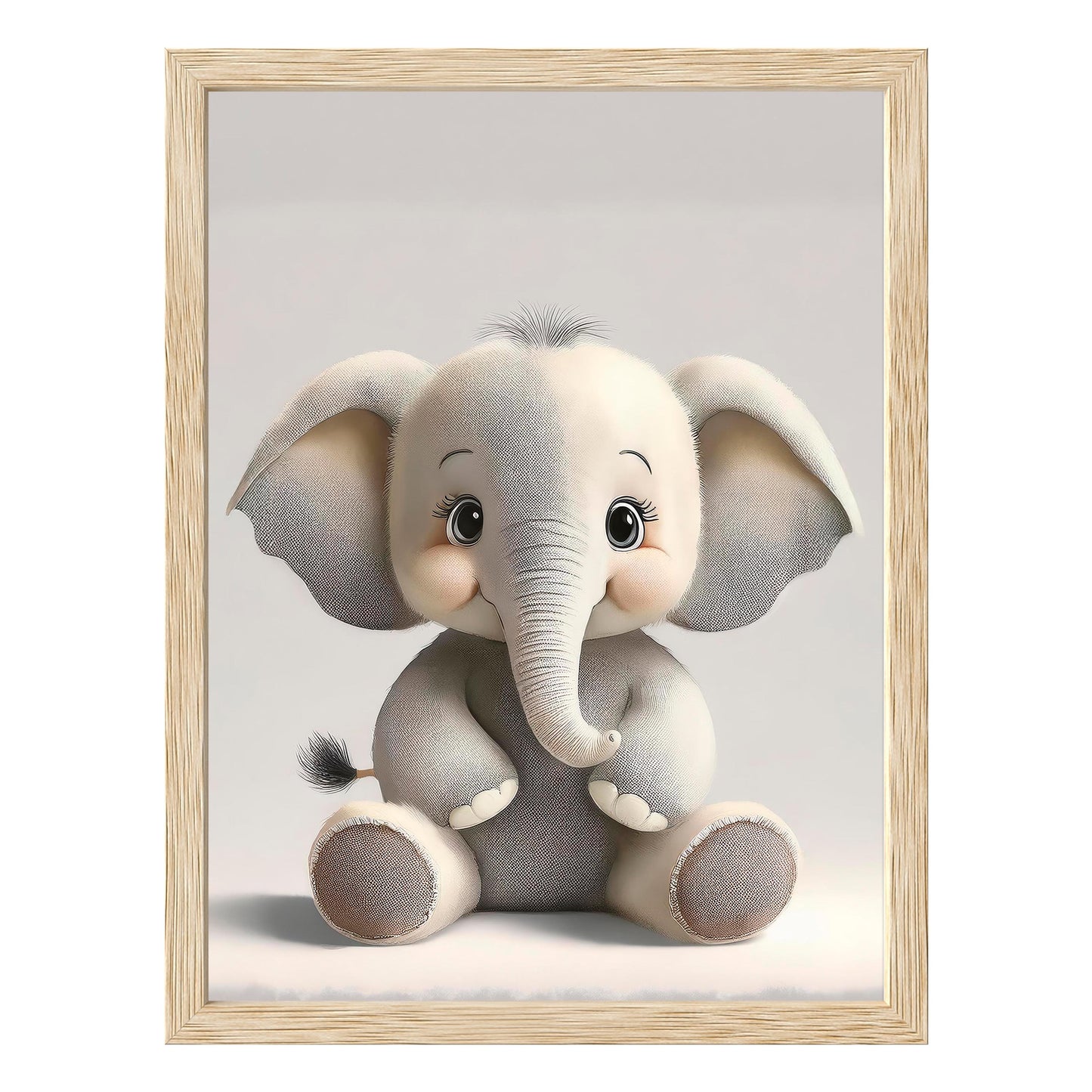 Playful Elephant Framed Print