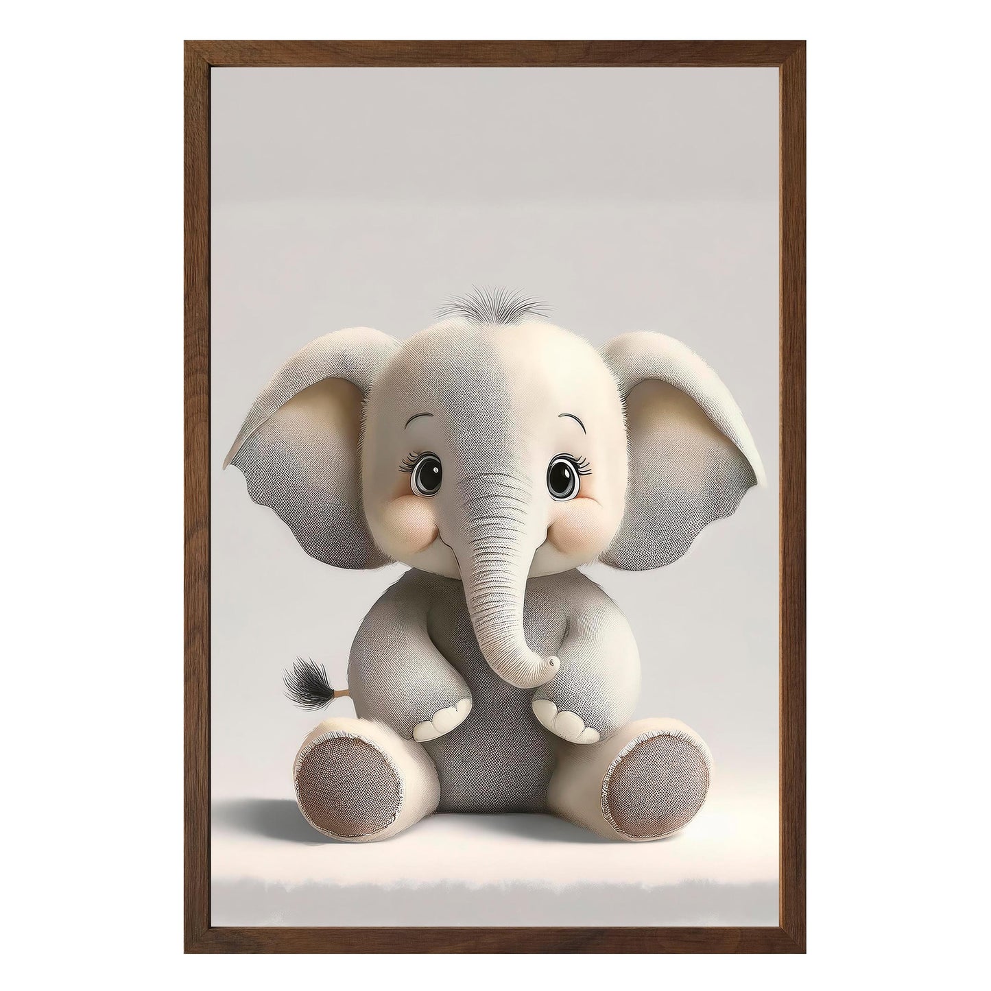 Playful Elephant Framed Print