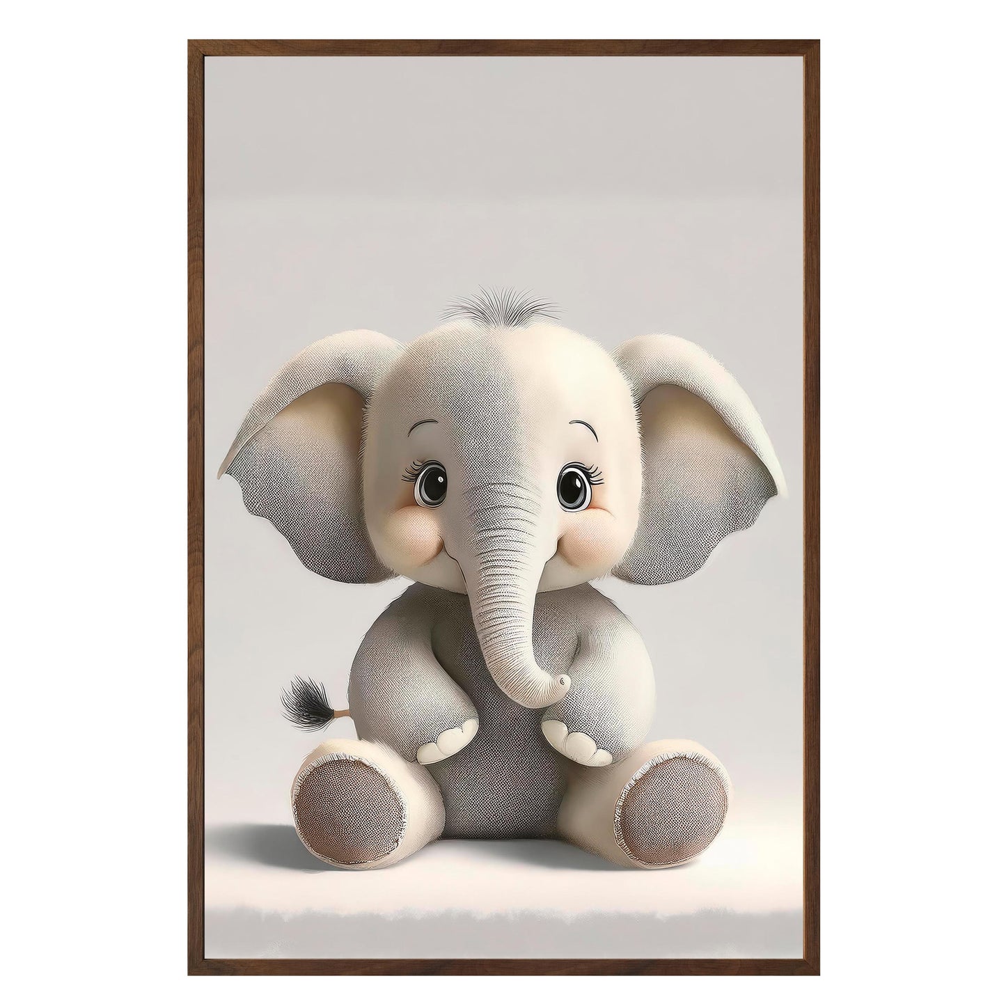 Playful Elephant Framed Print