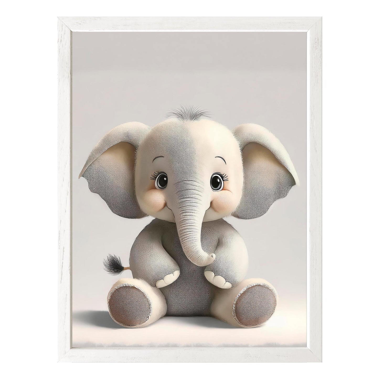 Playful Elephant Framed Print