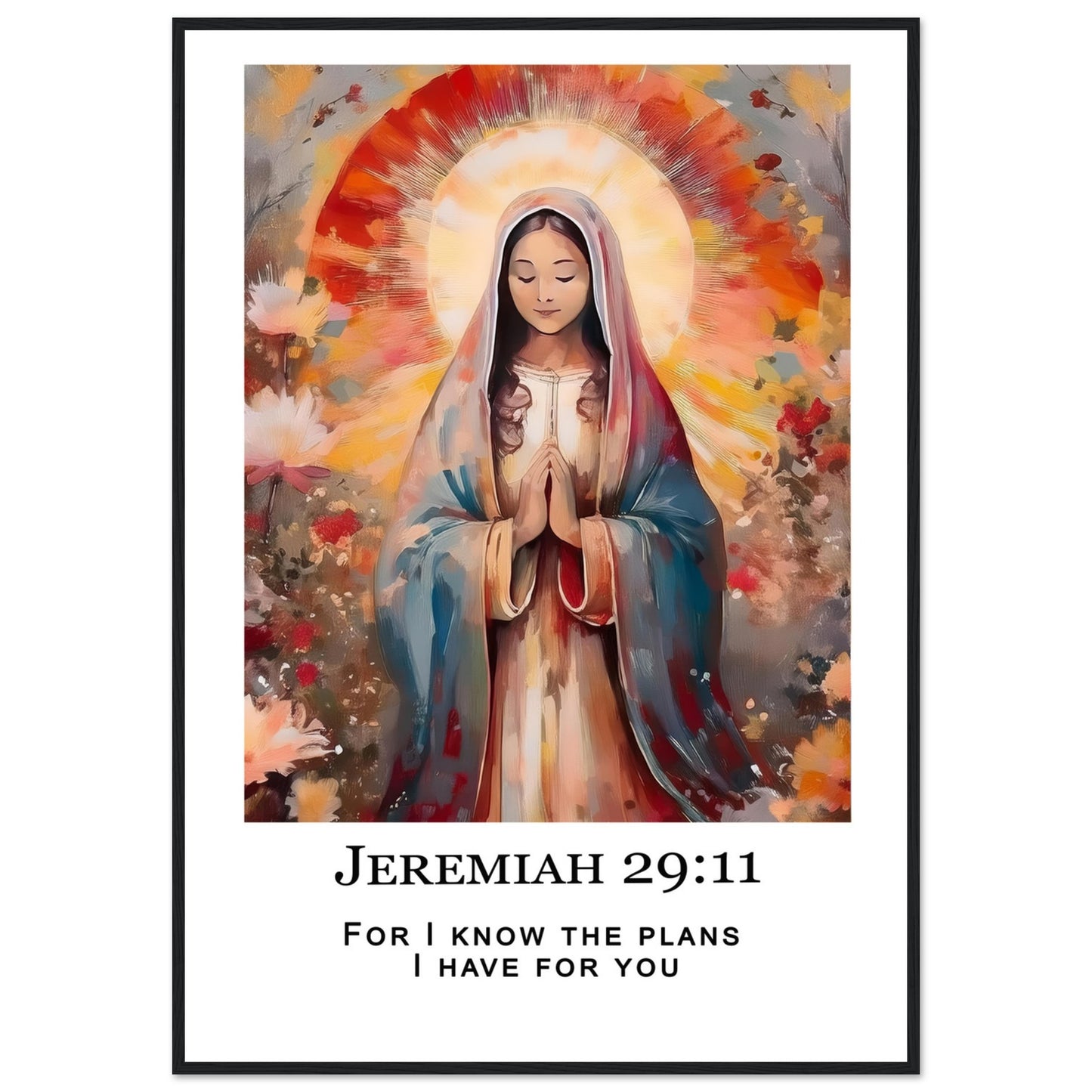 Radiant Prayer Framed Print - Masterpiece Print