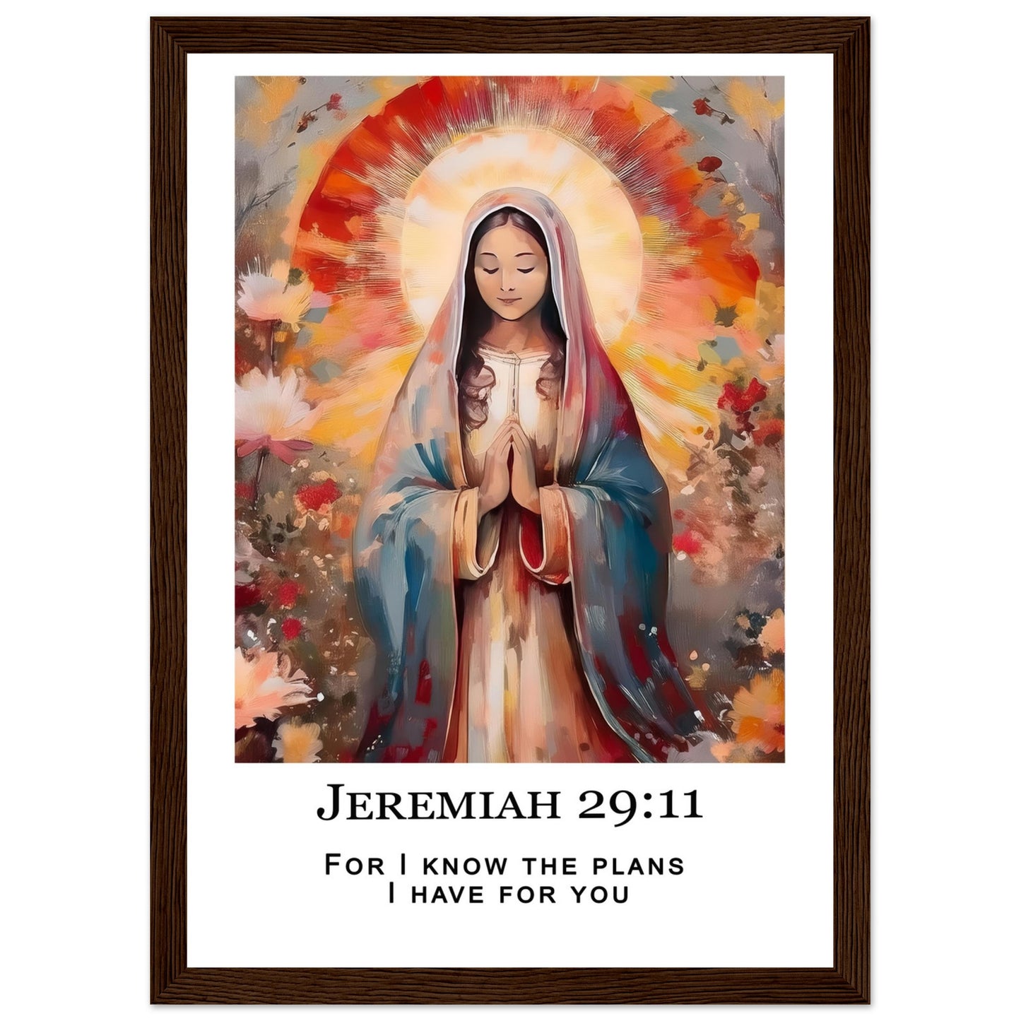 Radiant Prayer Framed Print - Masterpiece Print