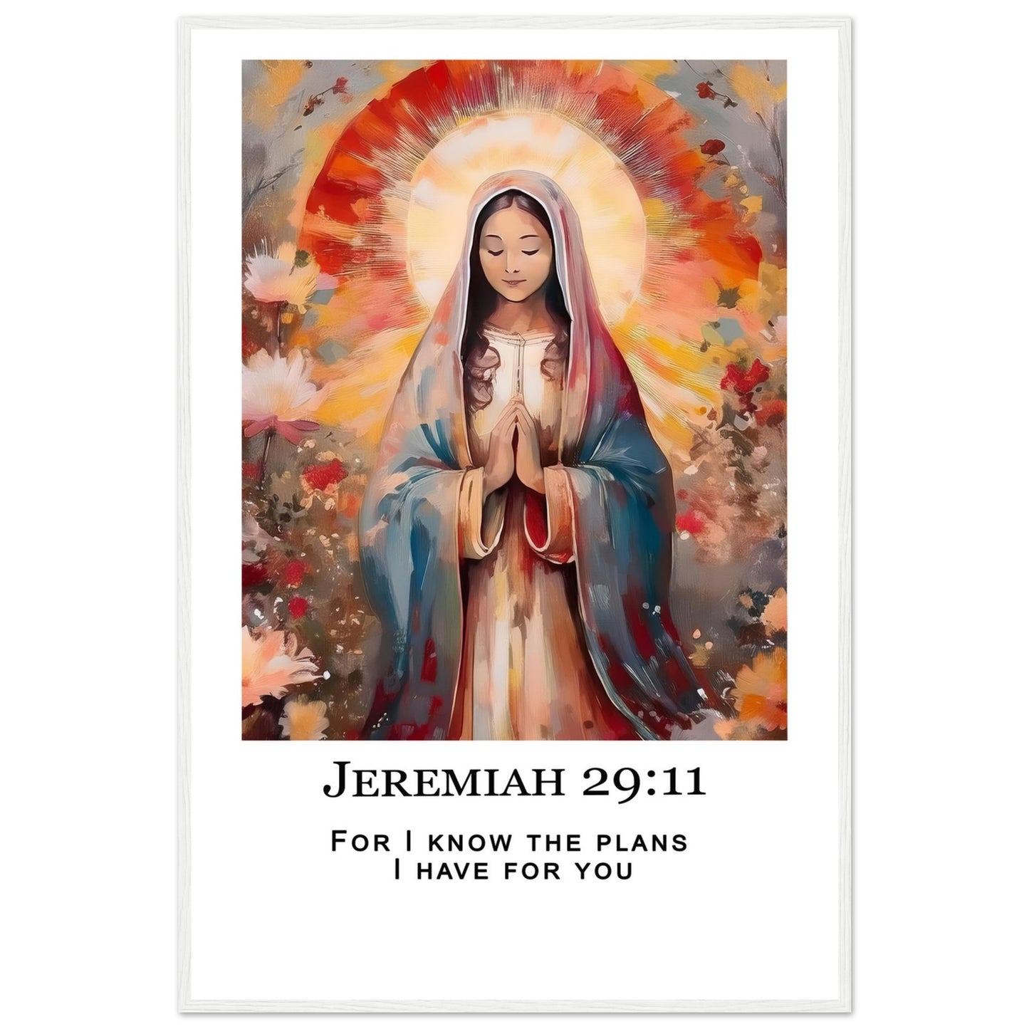 Radiant Prayer Framed Print - Masterpiece Print