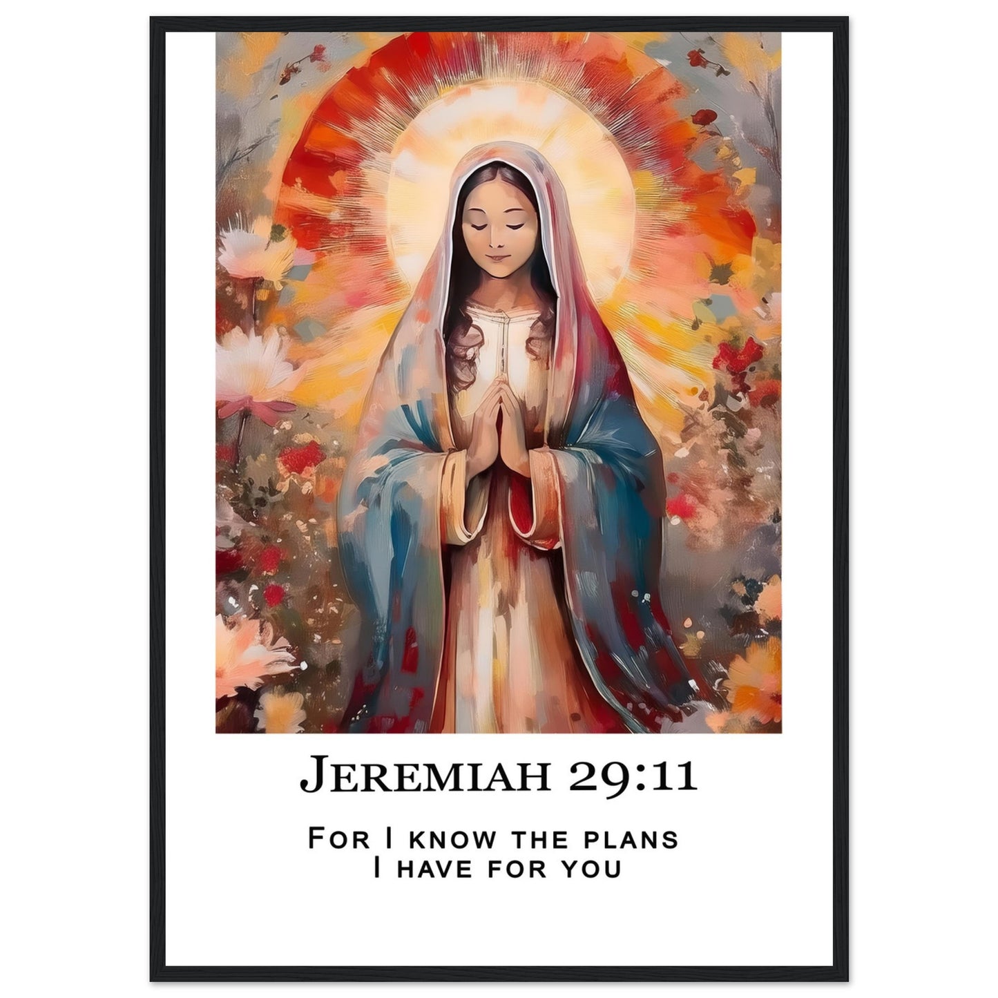 Radiant Prayer Framed Print - Masterpiece Print