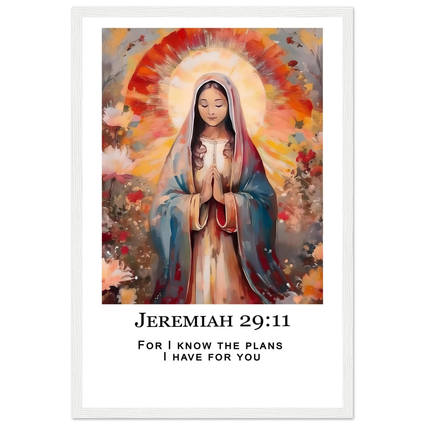 Radiant Prayer Framed Print - Masterpiece Print