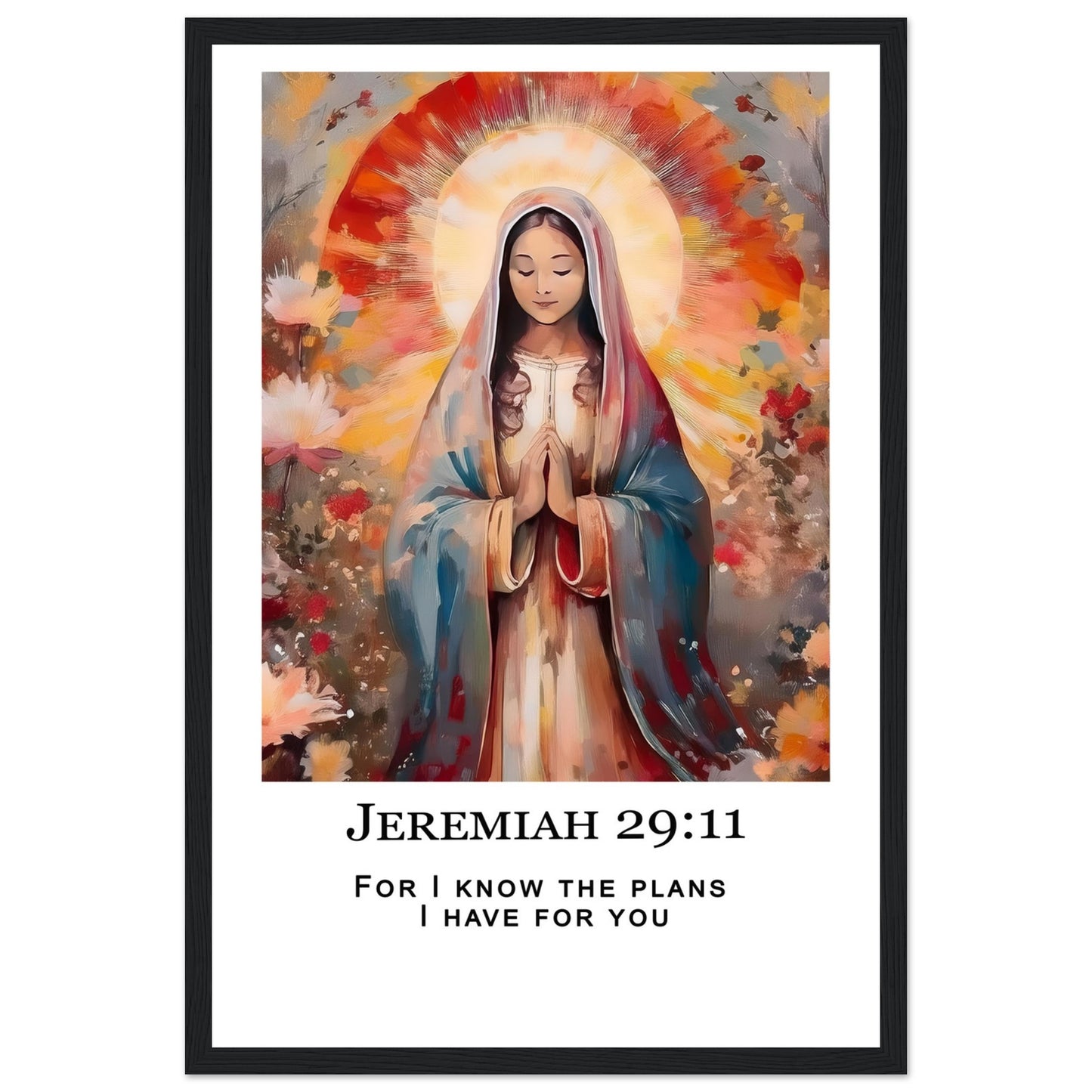 Radiant Prayer Framed Print - Masterpiece Print