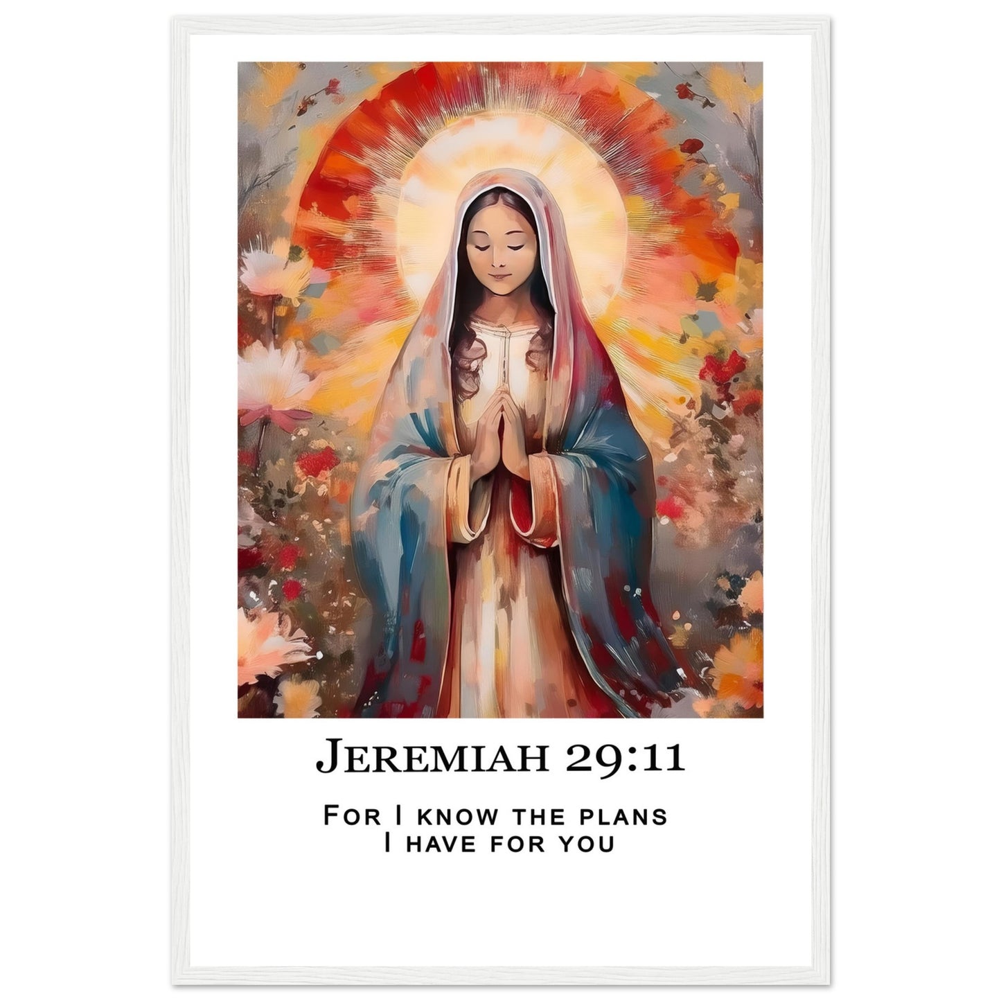 Radiant Prayer Framed Print - Masterpiece Print