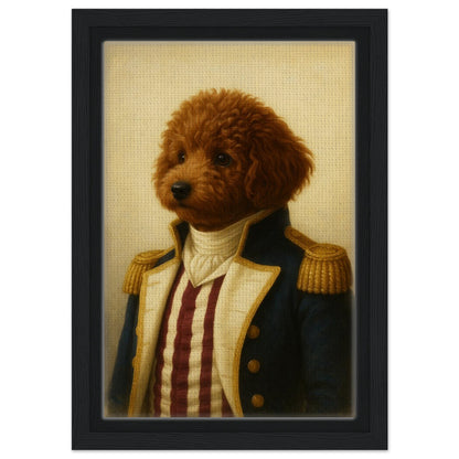 Royal Pet Portrait – Framed Canvas - Masterpiece Print