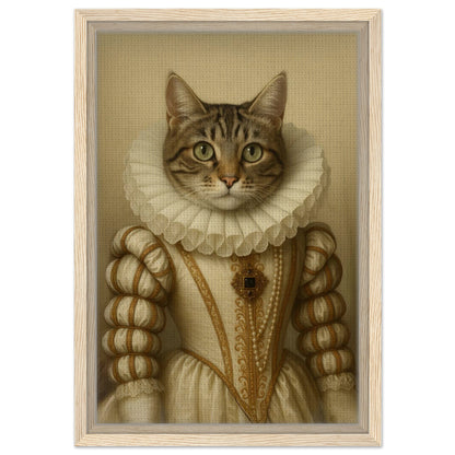 Royal Pet Portrait – Framed Canvas - Masterpiece Print