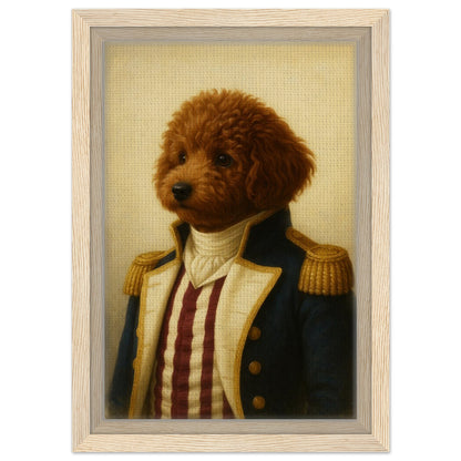Royal Pet Portrait – Framed Canvas - Masterpiece Print