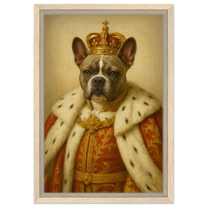 Royal Pet Portrait – Framed Canvas - Masterpiece Print