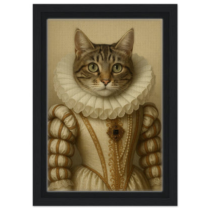 Royal Pet Portrait – Framed Canvas - Masterpiece Print