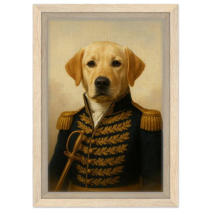 Royal Pet Portrait – Framed Canvas - Masterpiece Print