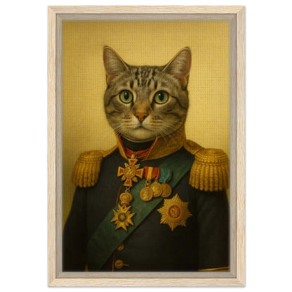Royal Pet Portrait – Framed Canvas - Masterpiece Print